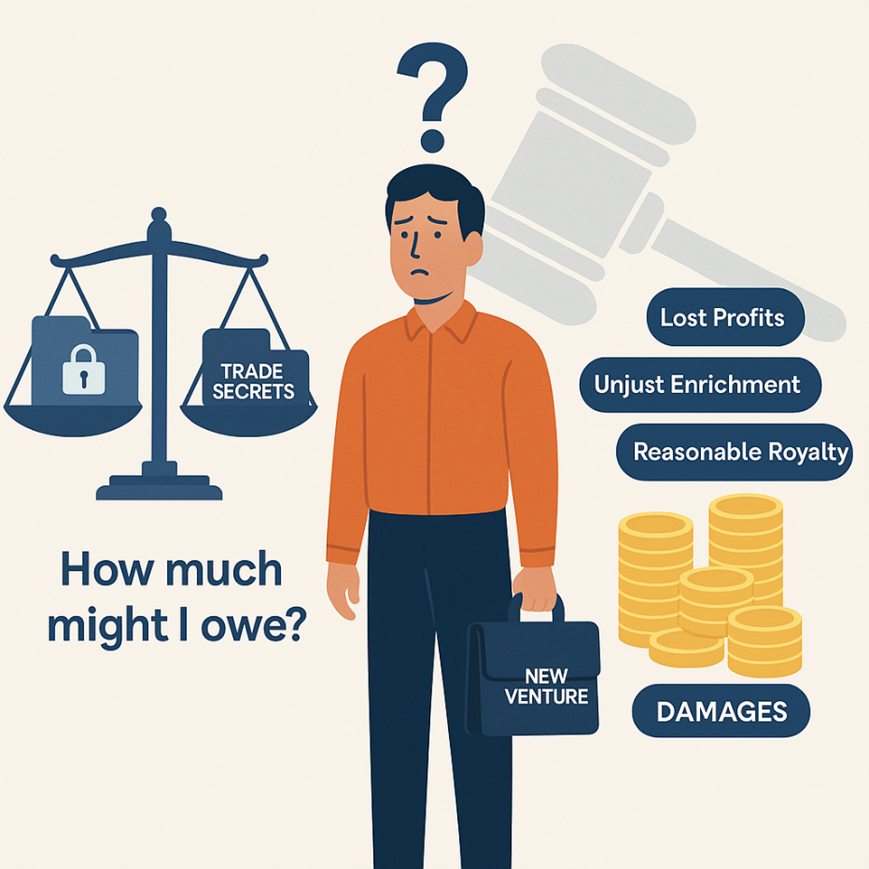 trade secrets - how much might I owe my former employer