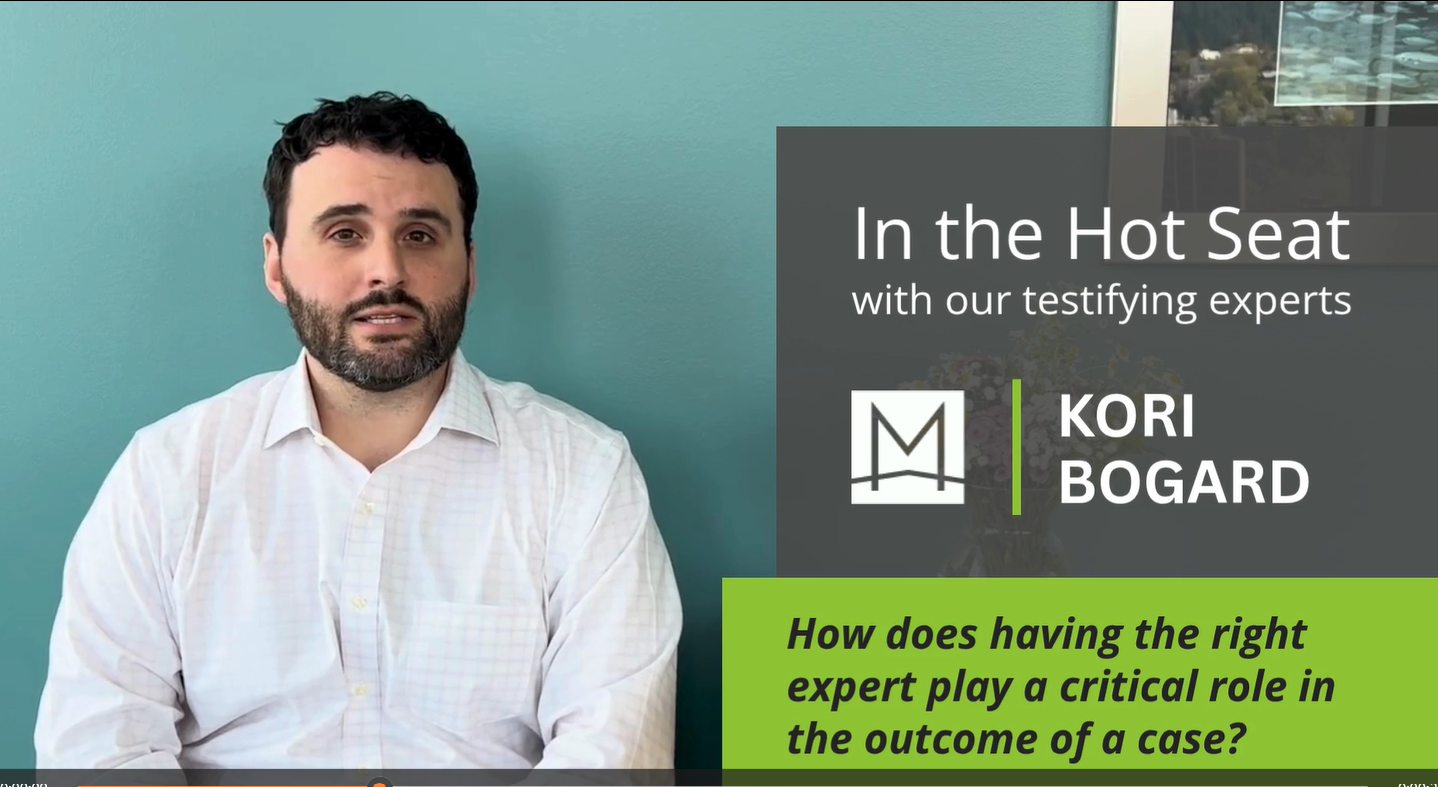 Kori Bogard testifying expert