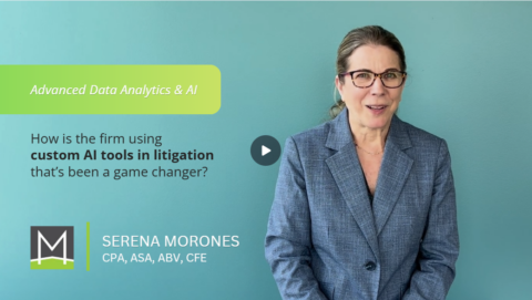 Serena Morones on using AI in forensic accounting