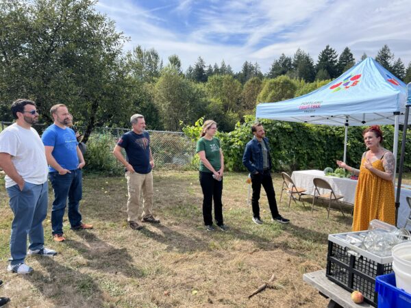 Morones Analytics team community service day with Portland Fruit Tree Project