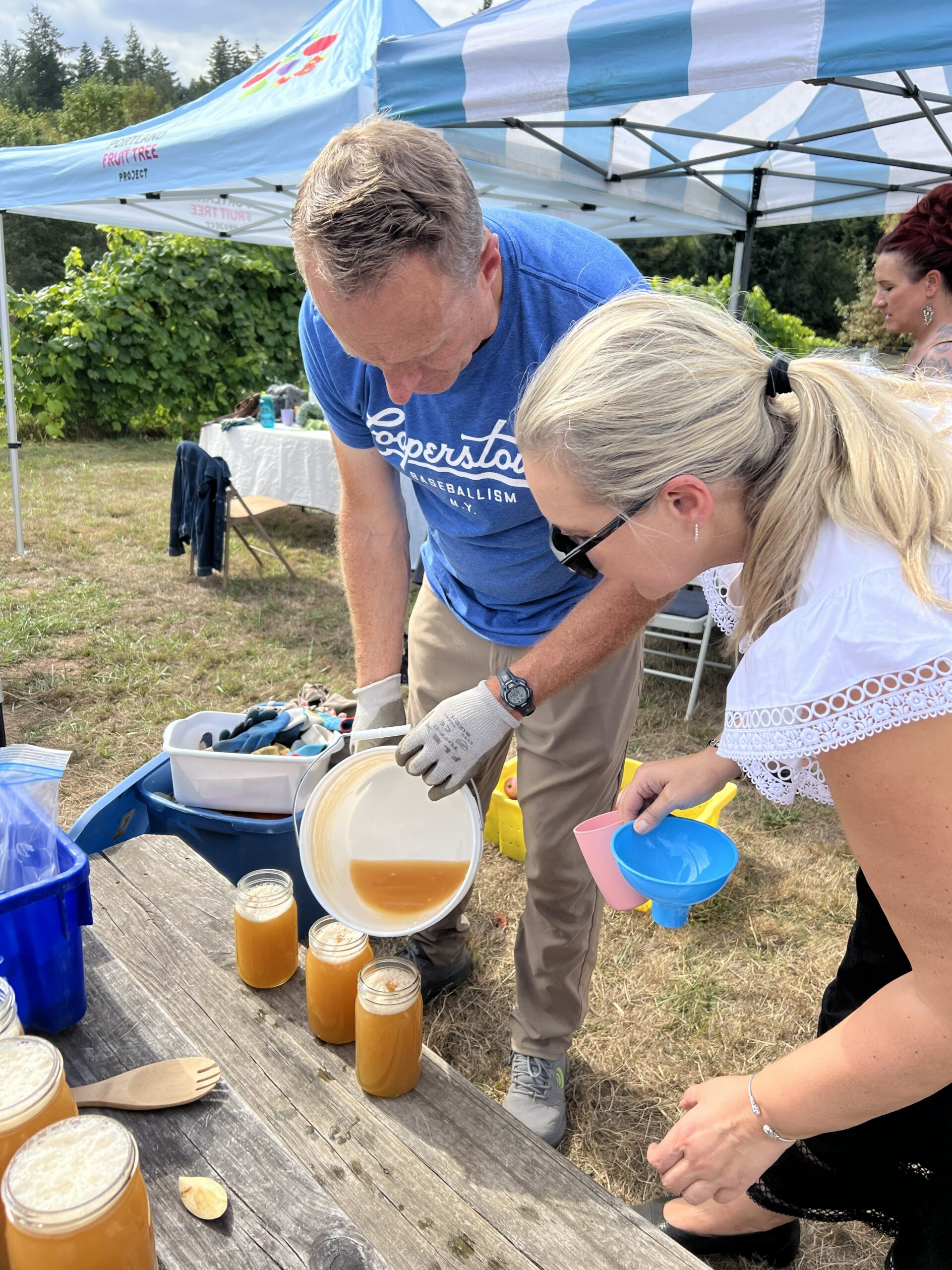 Morones Analytics team community service day with Portland Fruit Tree Project